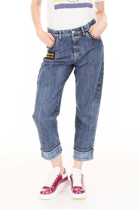 miu miu crystal jeans|miu mi u jeans.